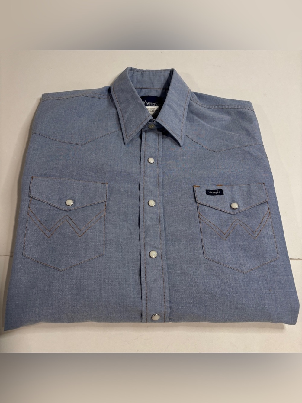 Wrangler Pearl Snap 70130MW Men’s long Sleeve 16 x 33